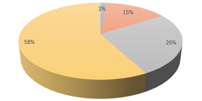 Pie graph of incidents